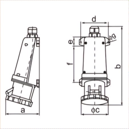 Lizdas 3S-135, 63A, 3P+N+E, stacionarus